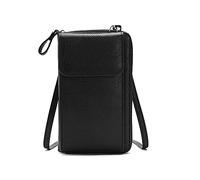 Moda Crossbody Bag Per Le Donne Della Ragazza Hasp Spalla In Pelle Contanti Titolare Della Carte Borsa Piccola Borsa In Pelle, Nero , One Size