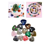 Moda Cuore Fascino Piccolo Ciondolo di Cristallo Cuore Gioielli Fare Accessori Adatto Per La Creazione Di Gioielli E Decorazione Ufficio Decori Cristalli, Misura unica, come descritto, come descritto
