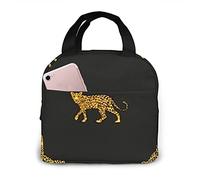 Moda Design Stampa Su Bellezza Leopard Lunch Box Per Le Donne Isolati Borse Pranzo Per Le Donne Grande Cooler Tote Per Il Lavoro
