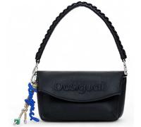 Moda Desigual Borsa a mano Half Logo Donna Nero - 25WAXPAL-2000-U
