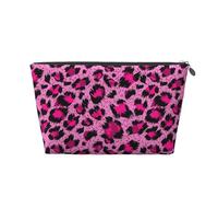 Moda di bellezza di lusso leopardo rosa, Borsa da toilette Borsa per trucco Borsa per cosmetici Borsa da toilette da viaggio portatile