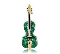 Moda Donna Forma di Violino Strass di Cristallo Spilla Badge Pin Gioielli Regalo Creativo e utile Durability And Fashion