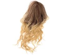 Moda donna parrucca corta riccia lunghezza spalla sfumata parrucche capelli