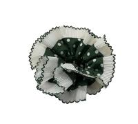 Moda Doppio Strato Pizzo Scrunchies Per Le Donne Oversize Scrunchy Coda di Cavallo Titolare Contrasto Colore Hairband Tutti gli Abbinamenti