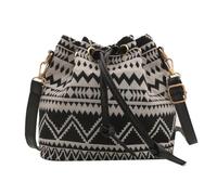 Moda Draw String Borsa A Tracolla Per Le Donne Messaggero Femminile Secchio Della Spesa, Crossbody Donne Stile Etnico Spalla Moda Secchio Draw String Crossbody, h