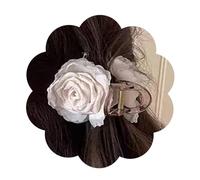 Moda e individuale Rose Flower Grab, Off-White, design unico, fascino individuale, alla moda e accattivante, materiale morbido, evidenziando il gusto della moda.
