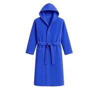 Moda Egidio Accappatoio Morbida Microfibra Con Cappuccio Bambino/a Ragazzo/a (IT, Età, 8 anni, 10 anni, Regular, ROYAL)