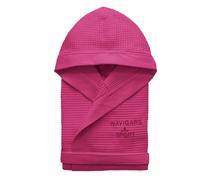 Moda Egidio Accappatoio Nido D'ape Navigare 100% Cotone Bambino/a Ragazzo/a (IT, Età, 8 anni, 10 anni, Regular, FUXIA)