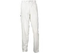 Moda Egidio Pantalone Cargo Uomo Sea Barrier Isola 100% Cotone (IT, Testo, XXL, Regular, Regular, Bianco)