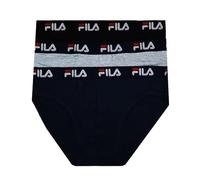 Moda Egidio Slip Uomo Fila Set 3 pz Cotone Elasticizzato Vari Modelli (IT, Testo, M, Regular, Regular, 5233 Ass)