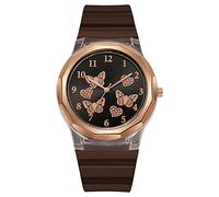 Moda elegante con orologio digitale orologio da donna cinturino in silicone quadrante cinturino, Caff, One Size