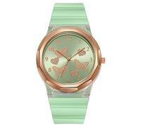 Moda elegante con orologio digitale orologio da donna cinturino in silicone quadrante cinturino, Verde, One Size