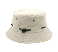 Moda estiva uomo e donna, protezione solare casual, per giocare, cappello da pescatore, cappello da basin, cappello estivo da uomo, beige., Taglia unica