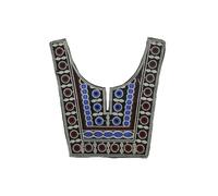 Moda fai da te cucito pizzo ricamo etnico vento poliestere solubile in acqua costume abbigliamento accessori accessori decorativi-style5 (1 pz) - Riferimento dimensioni immagine