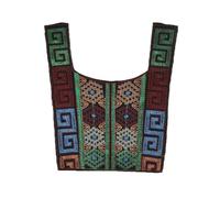 Moda fai da te cucito pizzo ricamo etnico vento poliestere solubile in acqua costume abbigliamento accessori accessori decorativi-style9 (1 pz) - Riferimento dimensioni immagine