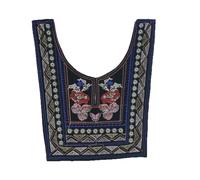 Moda fai da te cucito pizzo ricamo etnico vento poliestere solubile in acqua costume abbigliamento accessori accessori decorativi-style8 (1 pz) - Riferimento dimensioni immagine