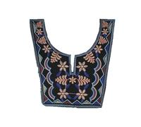 Moda fai da te cucito pizzo ricamo etnico vento poliestere solubile in acqua costume abbigliamento accessori accessori decorativi-style4 (1 pz) - Riferimento dimensioni immagine