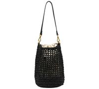 Moda Gianni Chiarini Borsa Nefeli Donna Nero in Tessuto e Sintetico