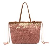 Moda Gianni Chiarini Borsa Paloma Donna Blush in Paglia e Pelle