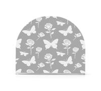Moda Grigio Bianco Rosa Fiore Farfalla Acrilico portasciugamani per bagno, ristorante freestanding portatovaglioli per cucina arredamento casa per esterni, sala da pranzo