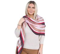 GUESS Sciarpa Carrie Logo Kefiah Max 130X130 Rose Logo rosa antico