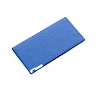 Moda ID Lungo Portafoglio Hasp Tela Tinta Unita Uomini Open Purse Multiple Card Slots Clutch Bag If I Could Give You One Gift Wallet, Blu, Taglia unica