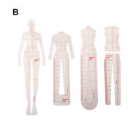 Moda Illustrazione Righello Figure Cucito Design Modello Sartoria Strumenti
