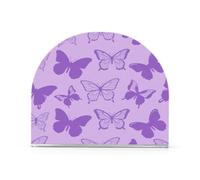 Moda Lilla Farfalle Acrilico auto portatovaglioli per esterni sala da pranzo autoportante portatovaglioli per la decorazione della casa di carta all'aperto sala da pranzo 1Pack