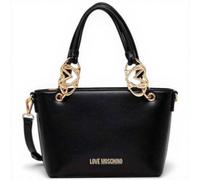 Moda Love Moschino Borsa a mano Jewel Donna Nero in Eco-pelle