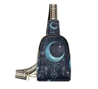 Moda Luna Boho Retro Unearthly borsa a tracolla impermeabile borsa a tracolla per il viaggio, Luna Boho Retro Unearthly, 1 size