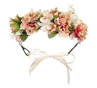 Moda Matrimonio Colorato Fiore Arredamento Dei Capelli Cerchio Poliestere Corone Con Fiore Stage Party Donne Styling Per La Testa Noi Bianco Fiore Arancione Per Le Ragazze Di Nozze Fiore Per Le Rag