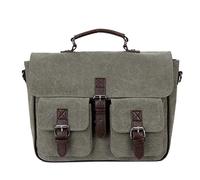 Moda Messenger Bag Uomini, Viaggi, borsa a tracolla di tela valigetta, agenzia di viaggi uomini impermeabili Borsa a tracolla, affari della cartella del sacchetto,Verde dell'esercito Cartella