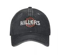 Moda O2 The Killers Cappellini da Baseball per Uomo Donna Distressed Washed Snapback Hat Rock Band Tour 2024 Outdoor Summer Caps Cappello Regalo