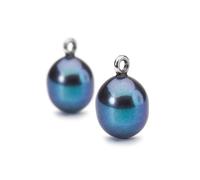 MODA Orecchini Gocce di Perla Ovali TROLLBEADS Donna - TAGEA-00092