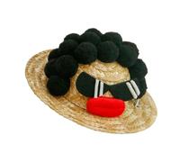 Moda Paglia Coperchi Cane Costume Cappello Piacevole Piccolo per Teddydogs