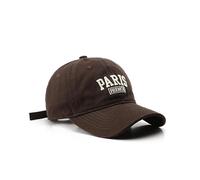 Moda Parigi Romantico Berretto da Baseball Uomo Donna Retro Sport Esterno Casual Sole Cappello, caffè, M