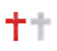 Moda per Ciondolo Croce Stampo In Resina Silicone Gioielli Fare Casting Strumenti Artigianale Collana Ciondolo Collana GIF Stampi in Silicone per la Cottura