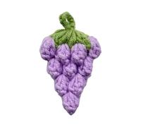 Moda portachiavi fatto a mano accessorio lana lana uncinetto accessori per il riscaldamento della frutta elegante donna borsa decorazione catena chiave di fragole