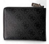 Moda Portafoglio GUESS Uomo Nero - SMMALLLEA26BLA