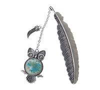 Moda Preferiti Luminous Night Owl Bookmark Label Maker Lettura Piuma Falsa Prenota cancelleria Student Regalo Migliore Regalo per Lo StudioDurability