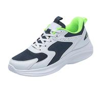 Moda Primavera ed Estate Uomini Scarpe Sportive Fondo Piatto Luce Tinta Unita Semplice Stile Casual No Show Sneaker Calzini Uomo, Verde, 7.5 UK 3X-Narrow