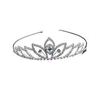 Moda Principessa Diademi E Corone Fascia For Bambini Ragazze Amante Nuziale Prom Corona Accessori For Feste Di Matrimonio Gioielli For Capelli Occasioni Versatili(White)