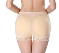 Moda Sexy Pantaloni Sollevatori di Sedere Donna Solido Rimovibile Imbottitura Biancheria Intima Traspirante Imbottitura per Rinforzare L'Anca Push Up Butt Lifter Pad Mutandine, Elastico Cont