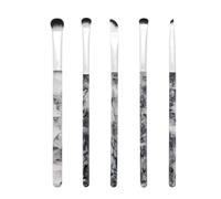 MODA Smoke Show, set di 5 pennelli per trucco occhi, include pennelli per ombretto, ombretto, triade, sfumatura e eyeliner, nero