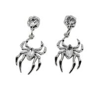 Moda Tacchetti Orecchini Gioielli Giocosi Ragni Cuore Trappole Con Nastro Bowknot Per Forward Donne Nastro, Taglia unica, come descritto