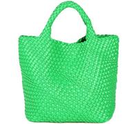 Moda Tessuto Borsa Shopper Borse Da Viaggio e Borse Da Donna Tote Bag Grande Capacità Borse A Spalla, Verde avocado., Large