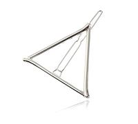 Moda Triangolo cavo Geometrico Metallo Tornante Accessori per capelli Accessori per lo styling Gioielli per donna o ragazza, Argento Creativo e utileMolto bello e pratico.