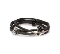 MODA Trollbeads Bracciale Cuoio Nero 45CM TLEBR-00003