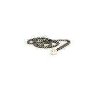 MODA Trollbeads Collana d’Argento Puro con Perla 80 cm TAGFA-00021
