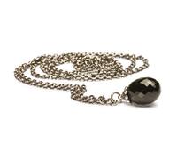 MODA Trollbeads Collana Fantasia con Onice Nero 100CM TAGFA-00005